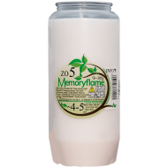Set 24 candele albe cu ulei 5 zile pentru cimitir ZO5 Memoryflame 305 g Zniczplast